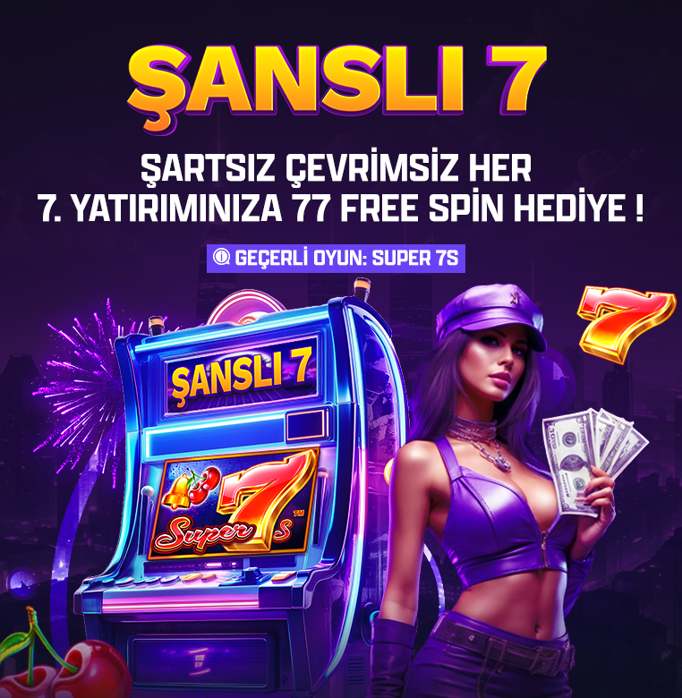 Yedibahis'ten Her 7. Yatırımınıza 77 Free Spin!